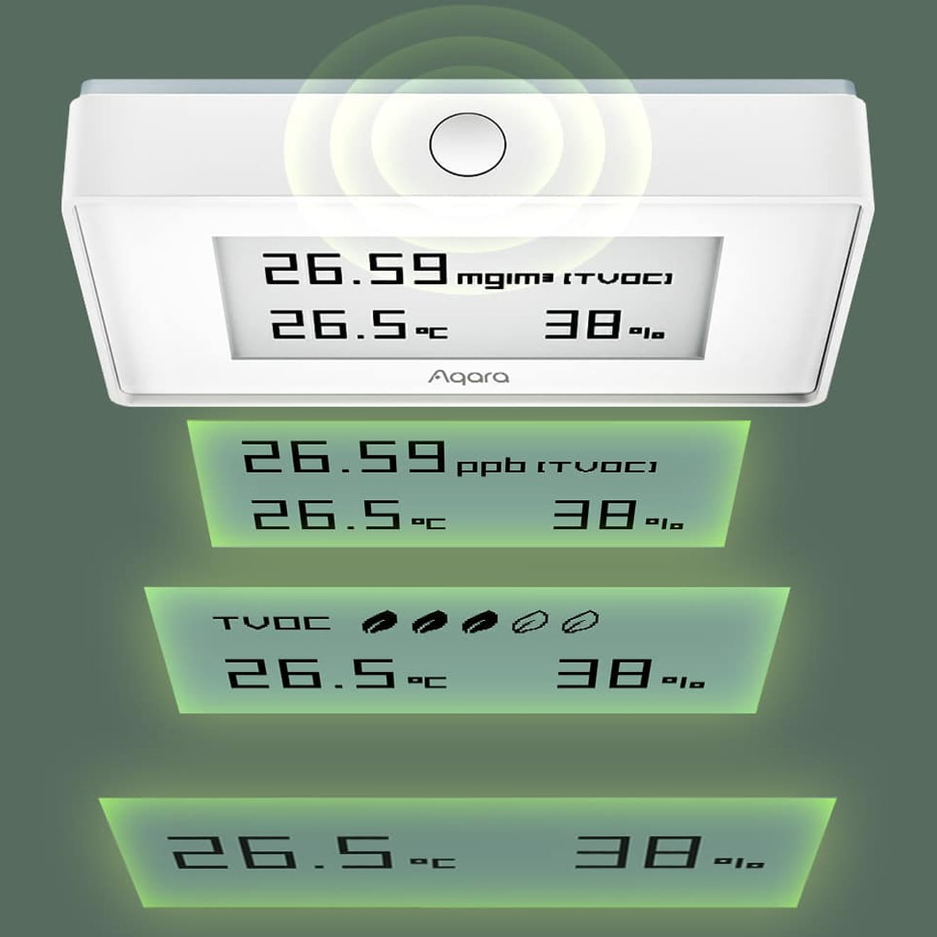 ảm biến Aqara TVOC Air Quality Monitor AAQS-S01 chính hãng