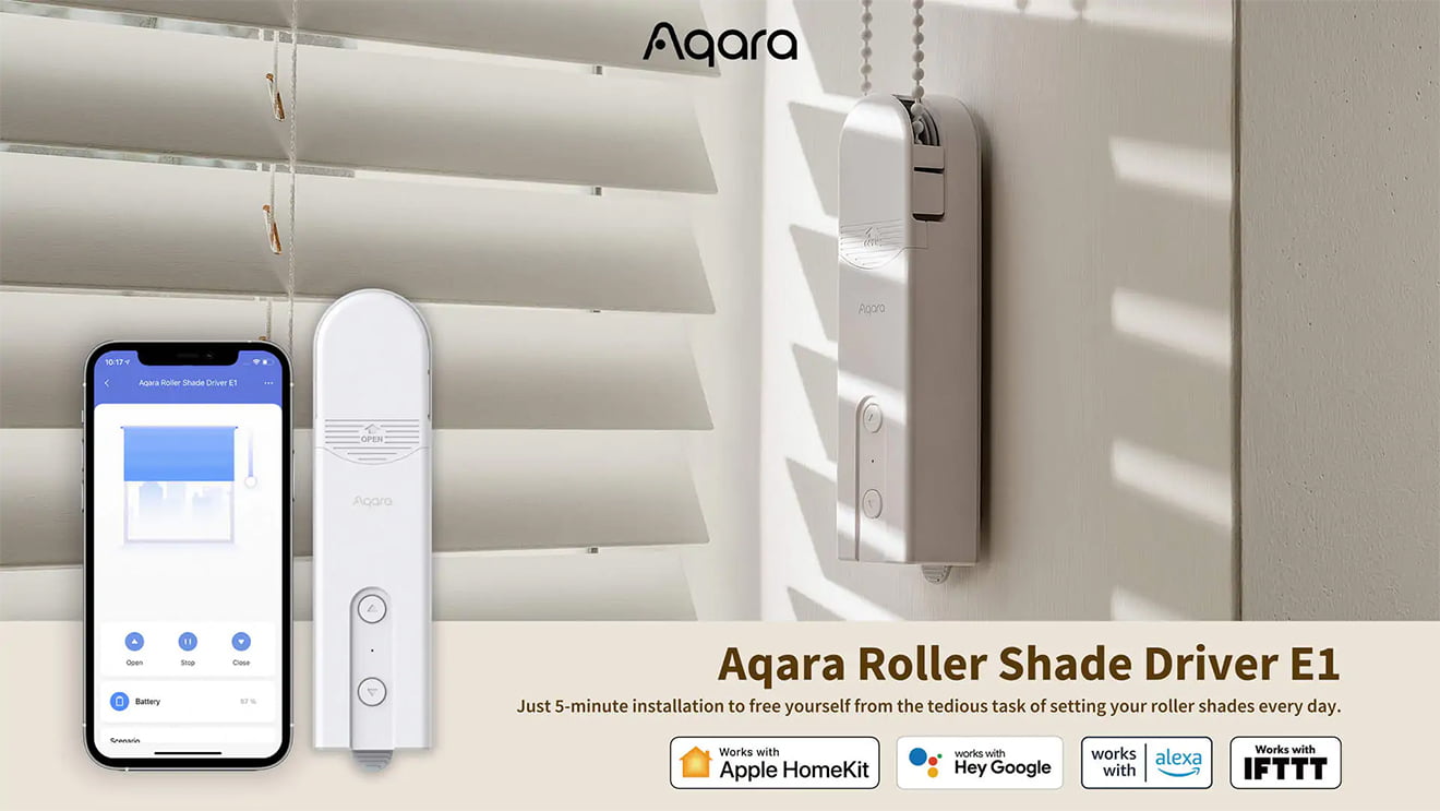 Bộ điều khiển rèm cuốn Aqara Roller Shade Driver E1 RSD-M01 chính hãng