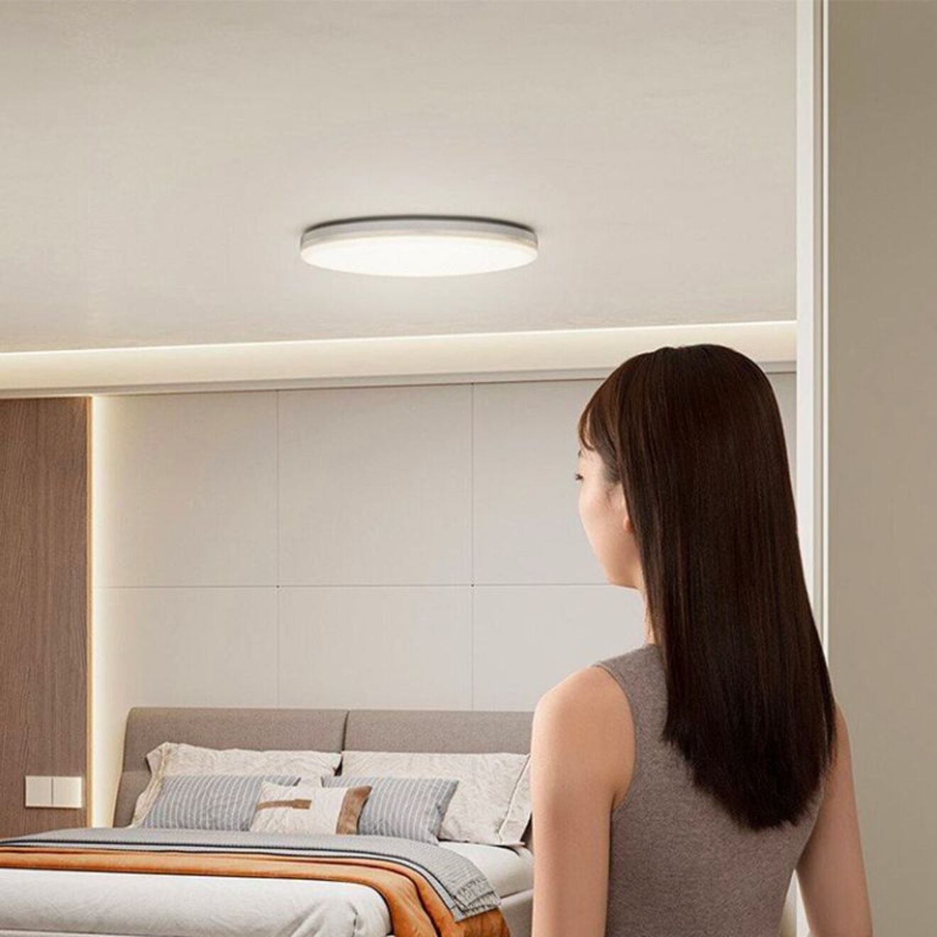 Đèn ốp trần thông minh Aqara Ceiling Light L1-350 thiết kế hiện đại 